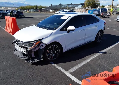 2020 Toyota Corolla Se 6Mt z USA, uszkodzony, nr VIN 5YFM4RCE8LP047904